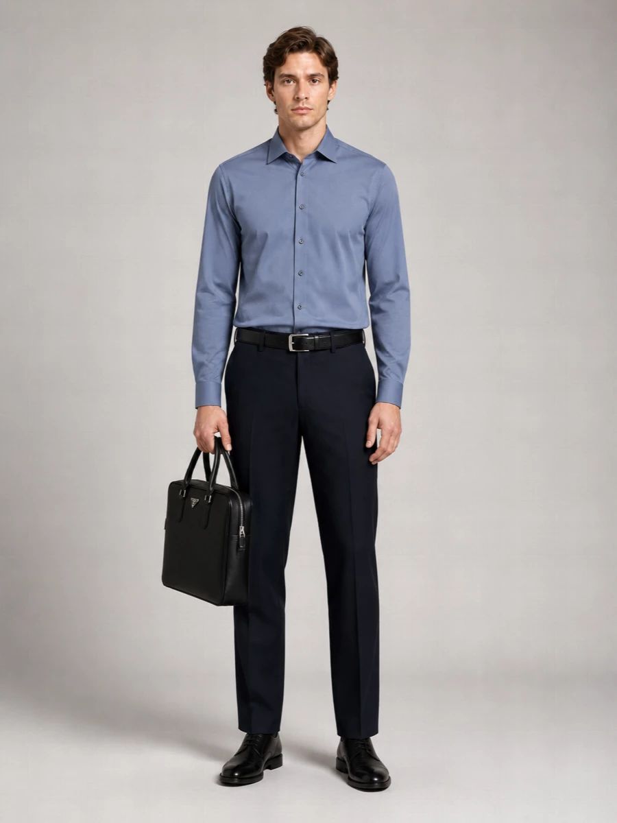 Jil Sander Wool Slim-Fit Tailored Trousers