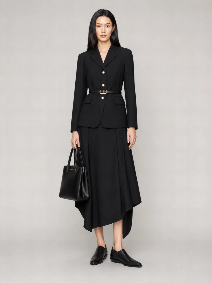 Comme des Garçons single-breasted jewel-button blazer