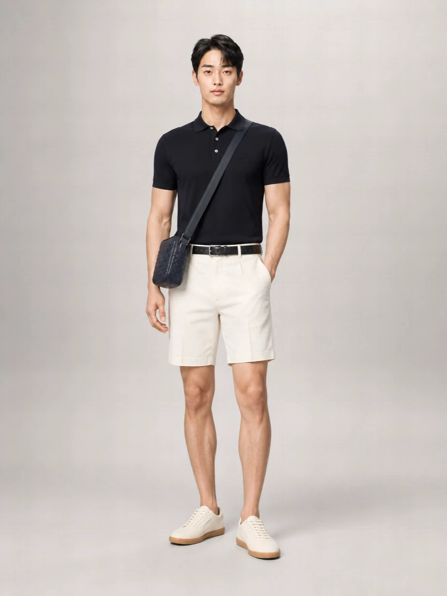 Zegna Piqué Polo Shirt