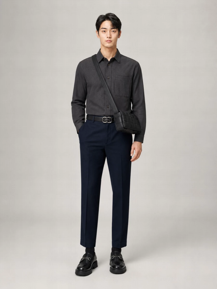 Gucci Denim Cropped Trousers