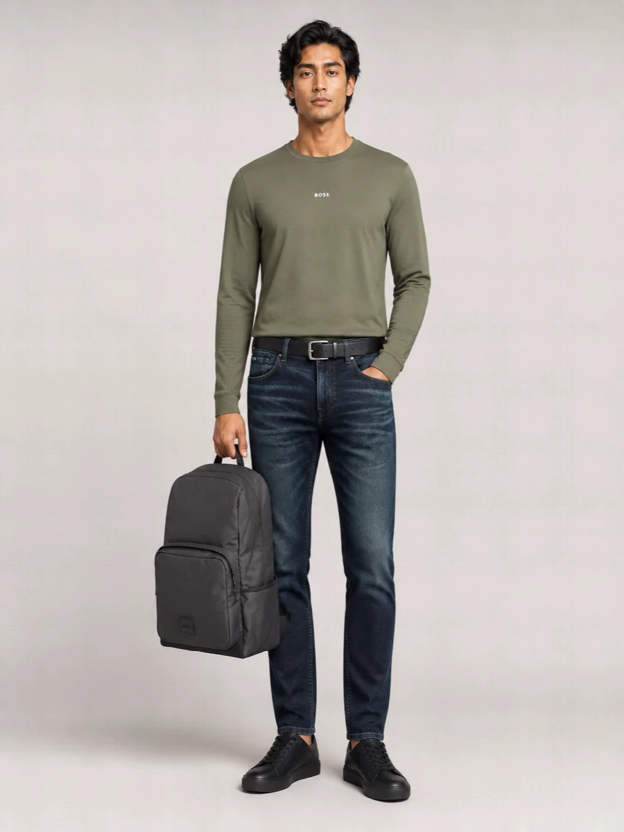 Boss Long-Sleeve Cotton Shirt