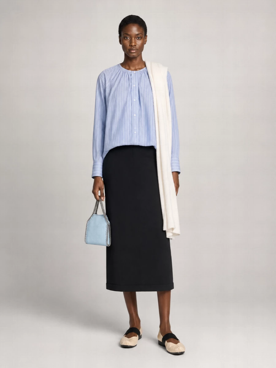Alexander Wang Embroidered Poplin Shirt Dress