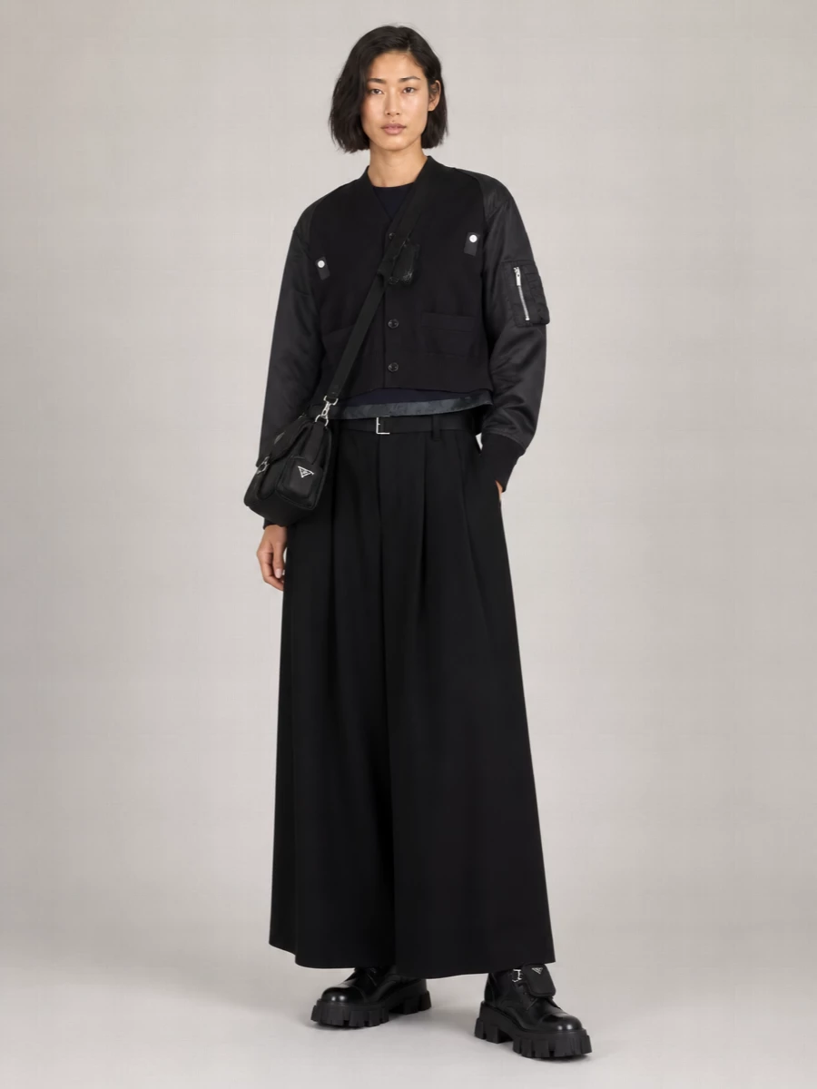 Sacai Cotton Blend Bomber Jacket