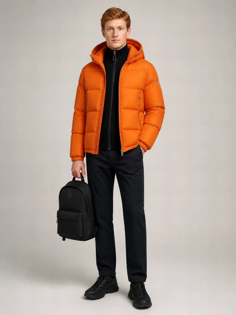 Moncler Down Hooded Puffer Jacket