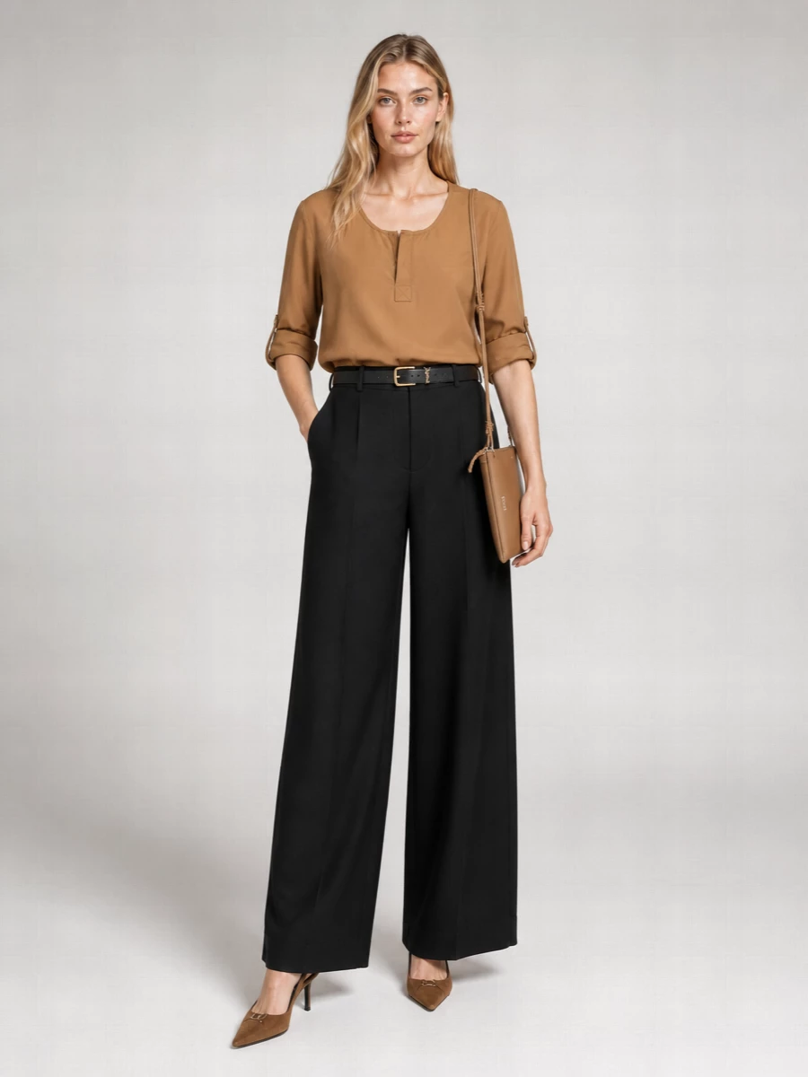 Saint Laurent Regular-Fit Twill Blouse