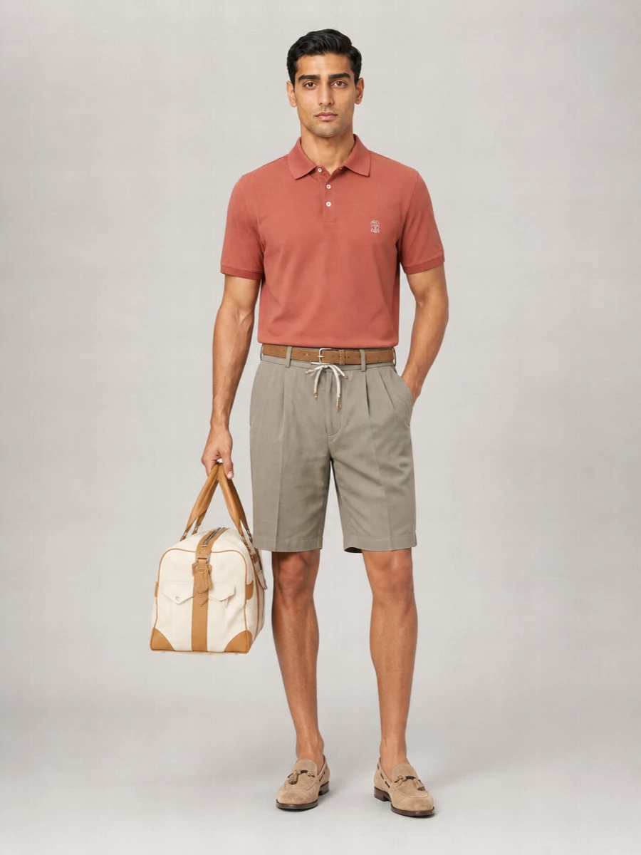 Brunello Cucinelli Cotton Polo Shirt