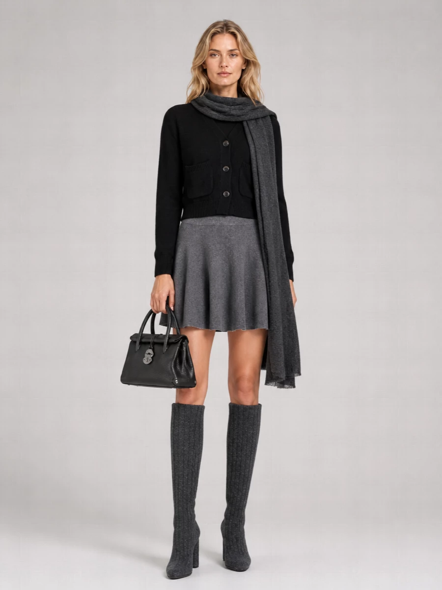 Bottega Veneta Wool Silk Atomic Boots