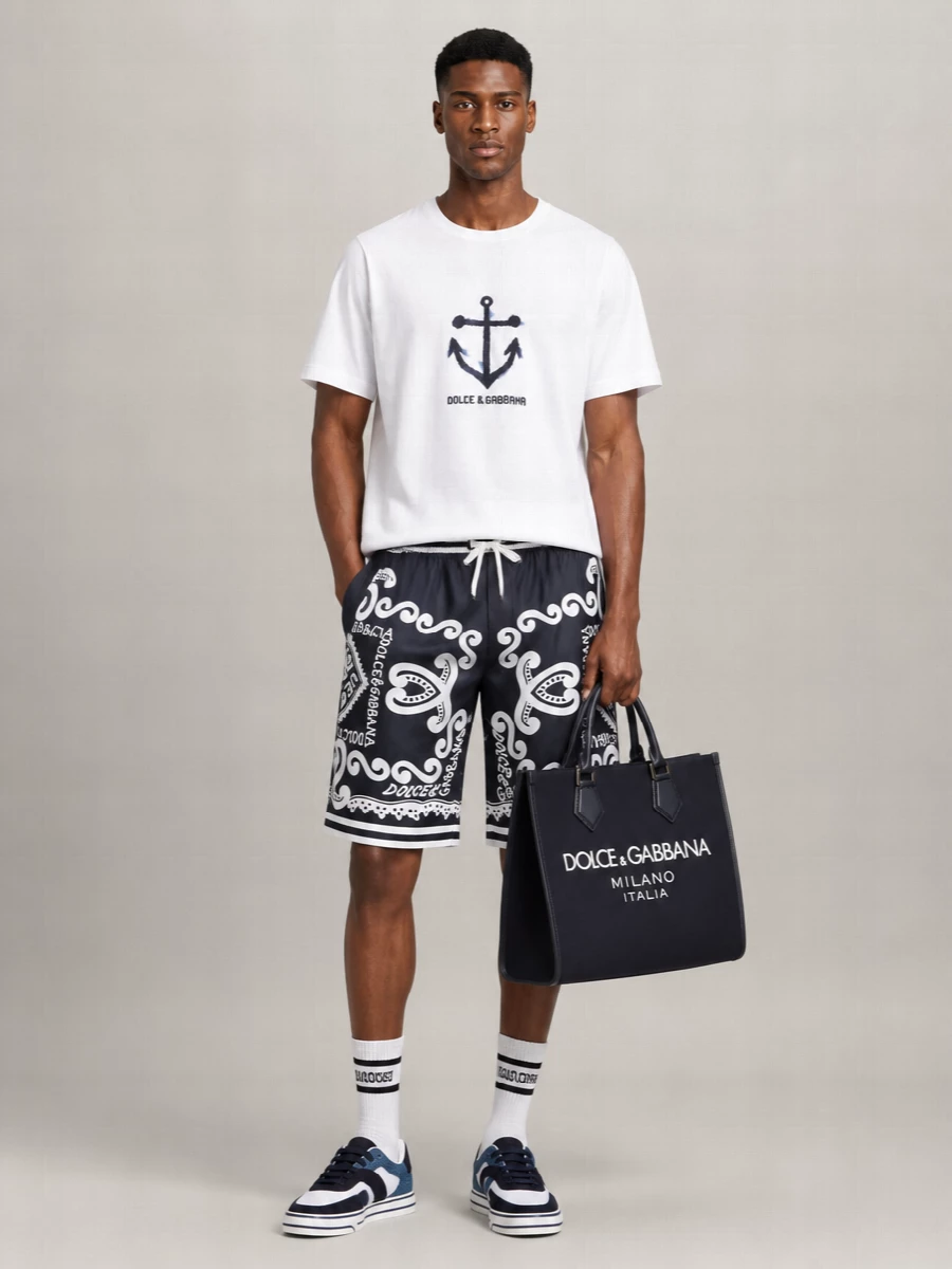 Dolce&Gabbana Canvas Low-Top Sneakers