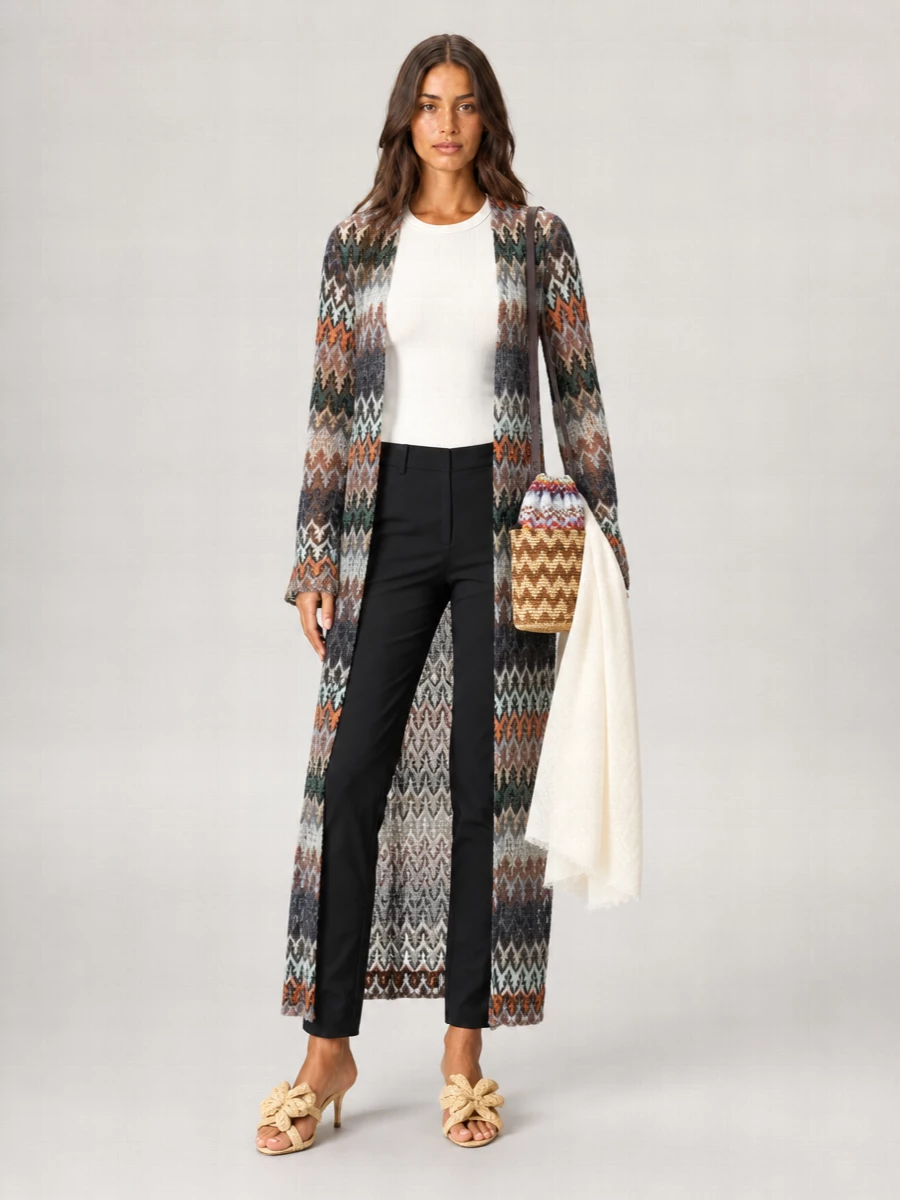 Missoni Embroidered Midi Dress