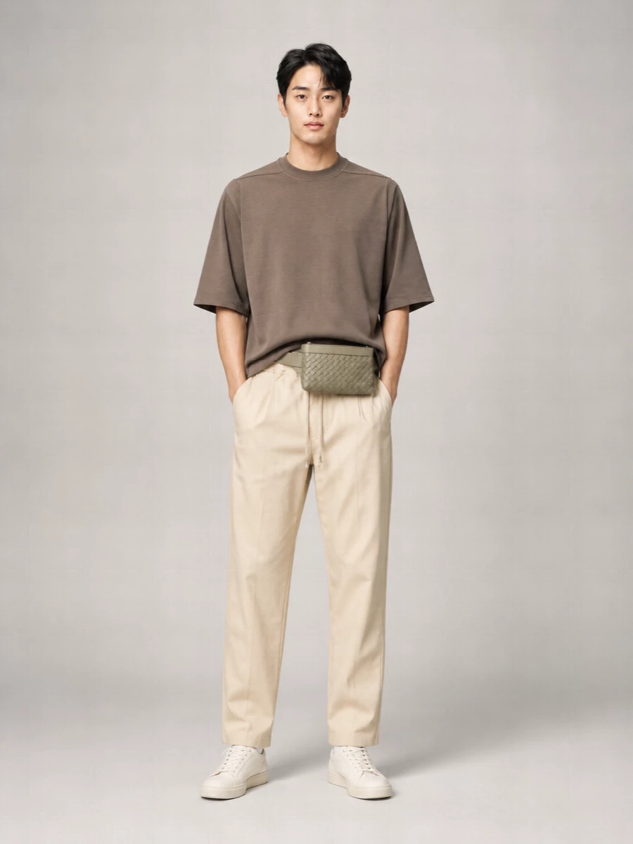 Rick Owens Leather Lace-Up Sneakers