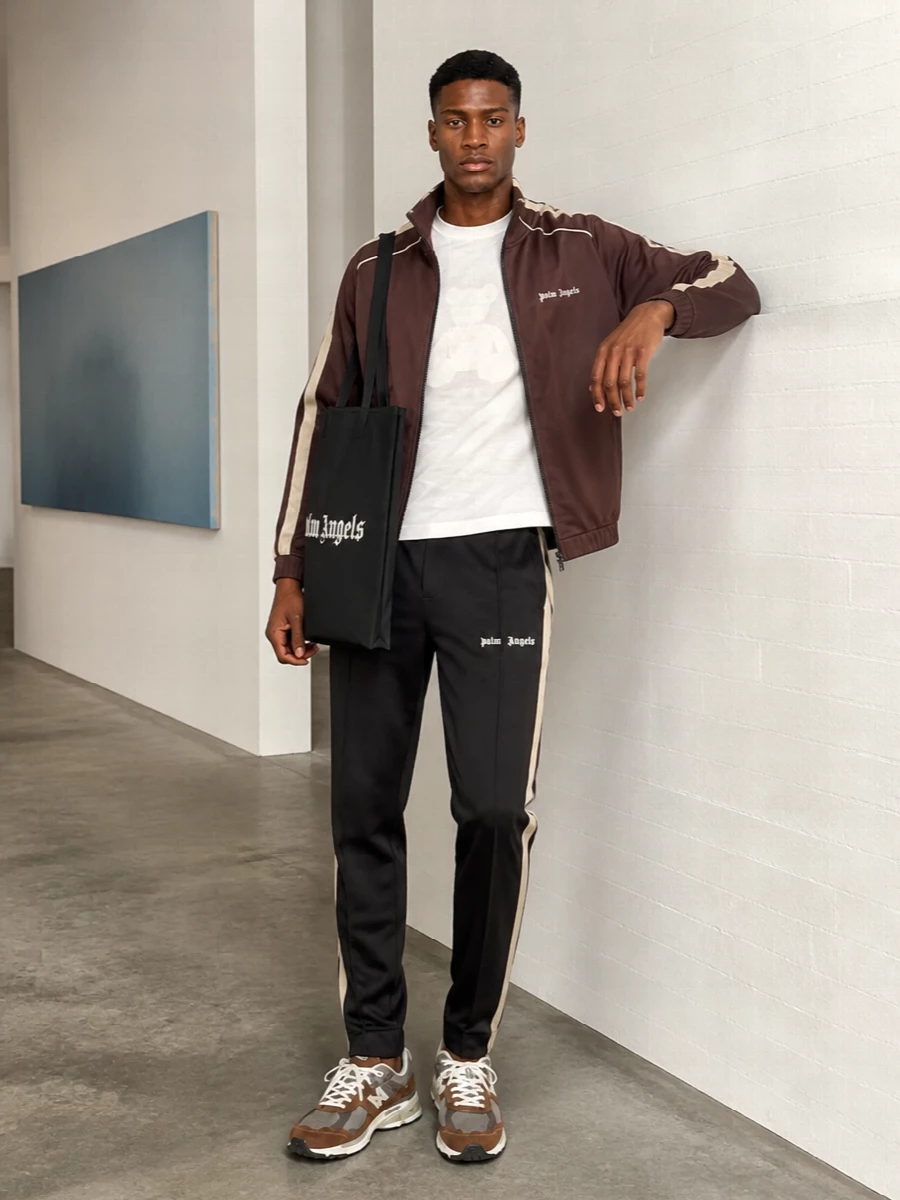 Palm angels track jacket new balance outfit