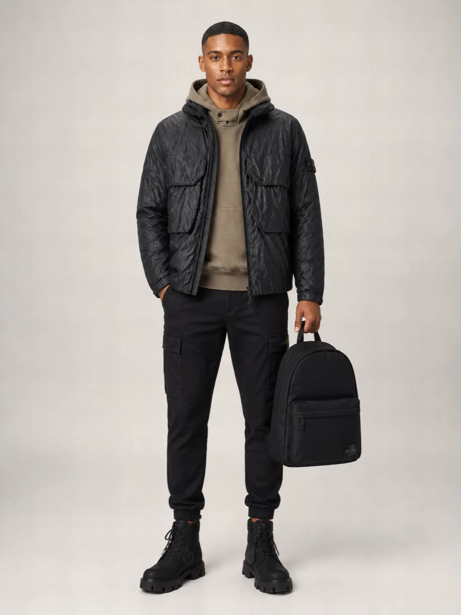 Stone Island Down Puffer Coat