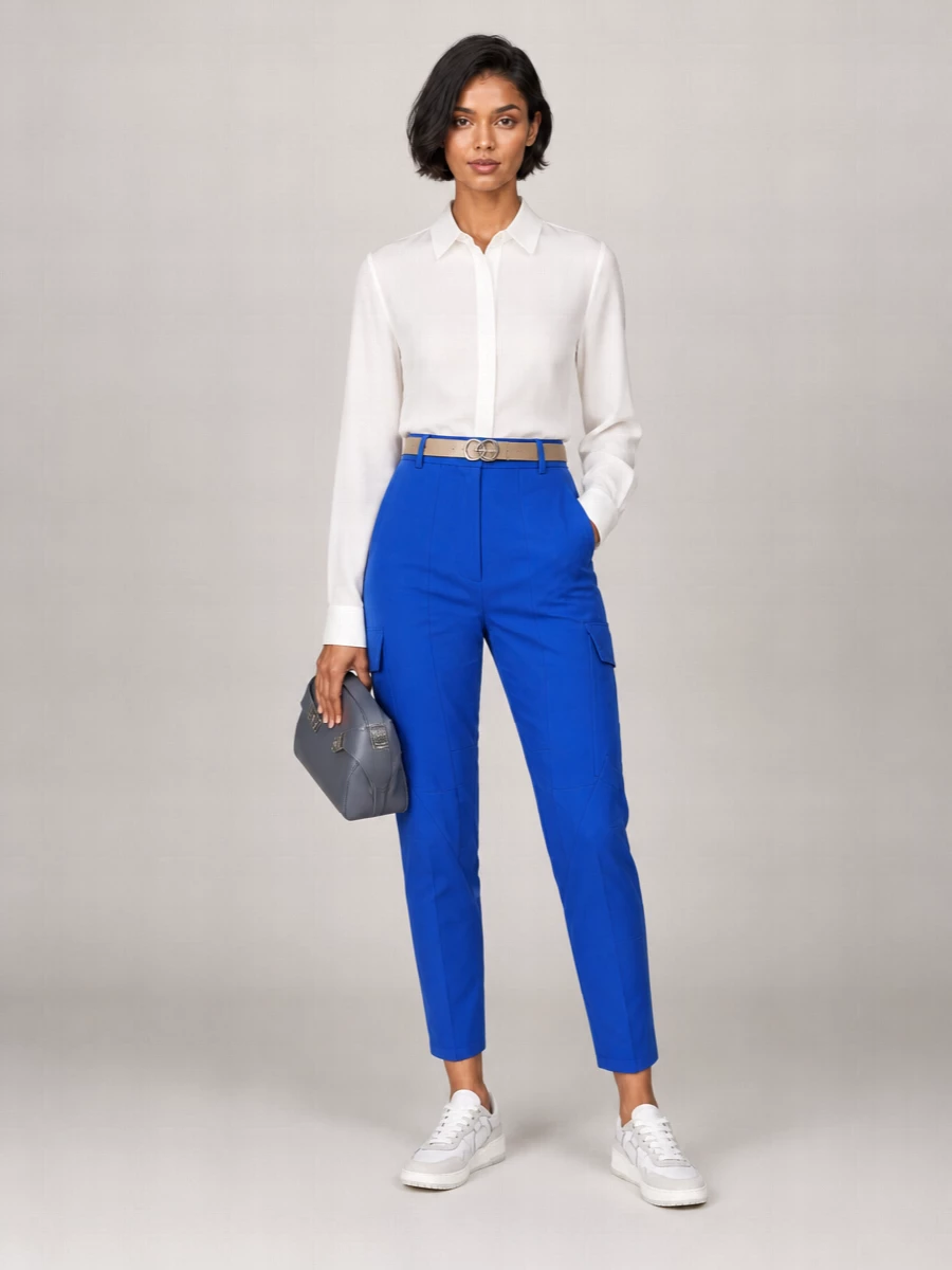 Ferragamo Lyocell Cargo Trousers