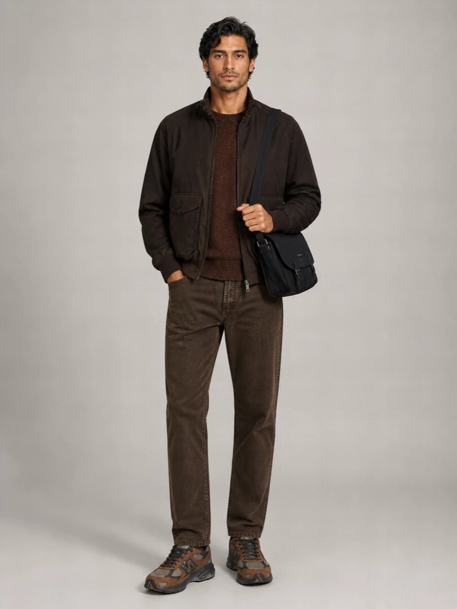 Baracuta Cotton Bomber Jacket