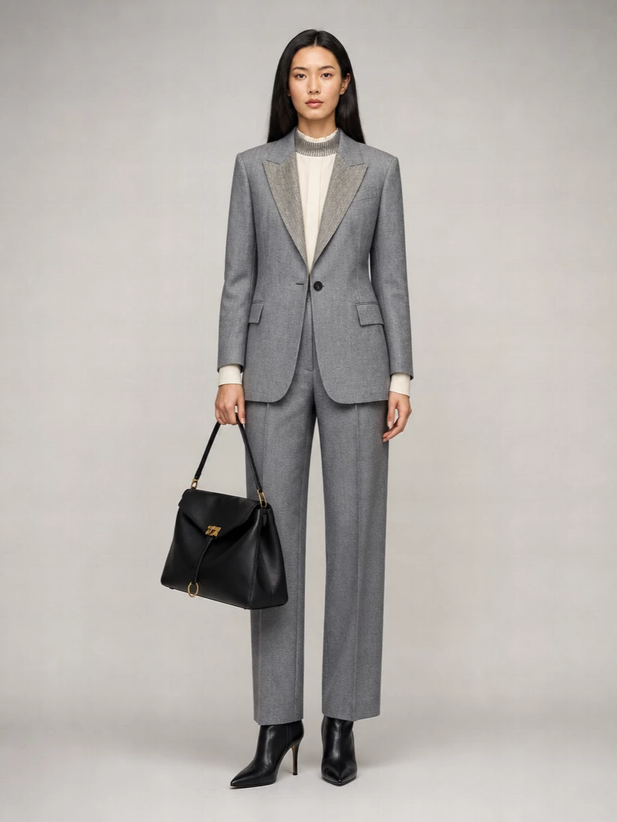 Brunello Cucinelli Virgin Wool Double-Breasted Blazer
