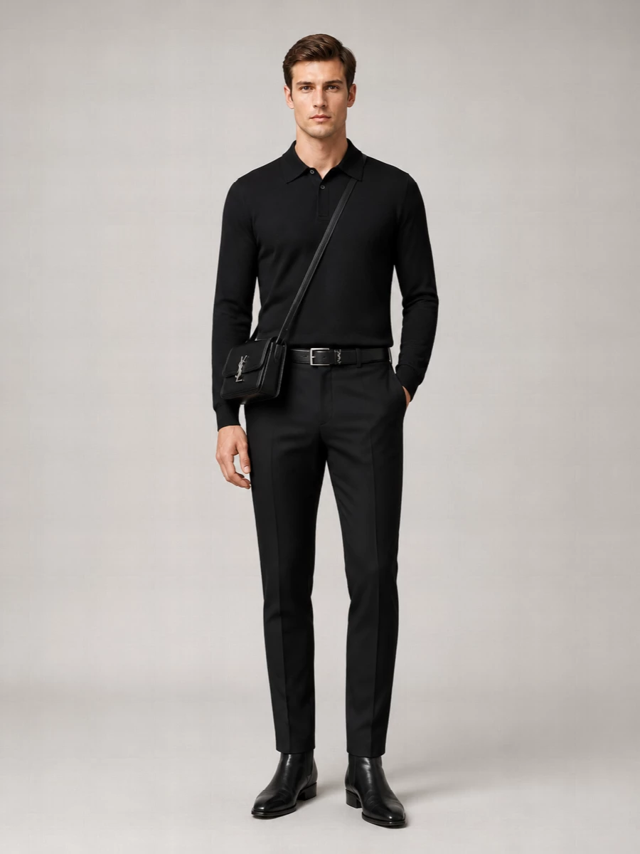 Saint Laurent Leather Chelsea Boots