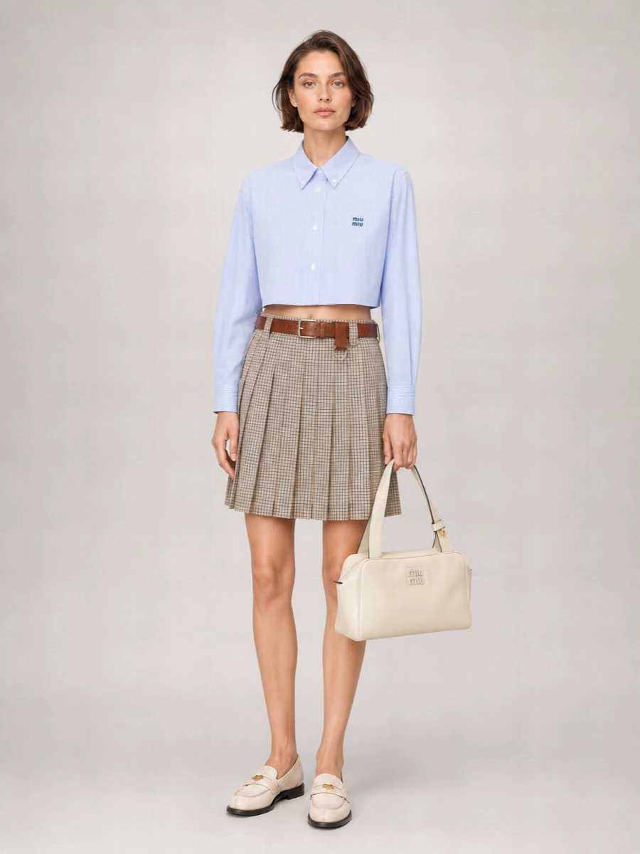 Miu Miu Pleated Skirt
