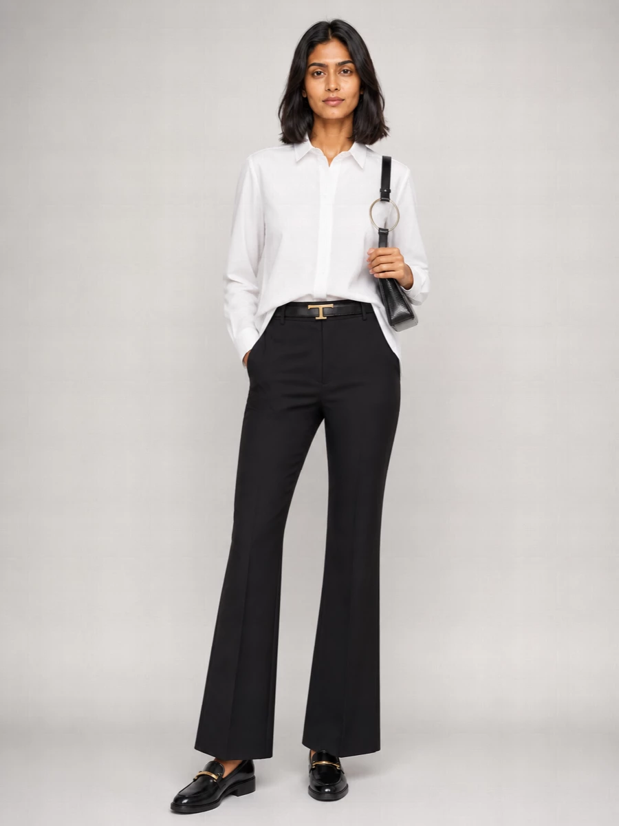 Dondup Concealed-Front Buttoned-Cuffs Shirt