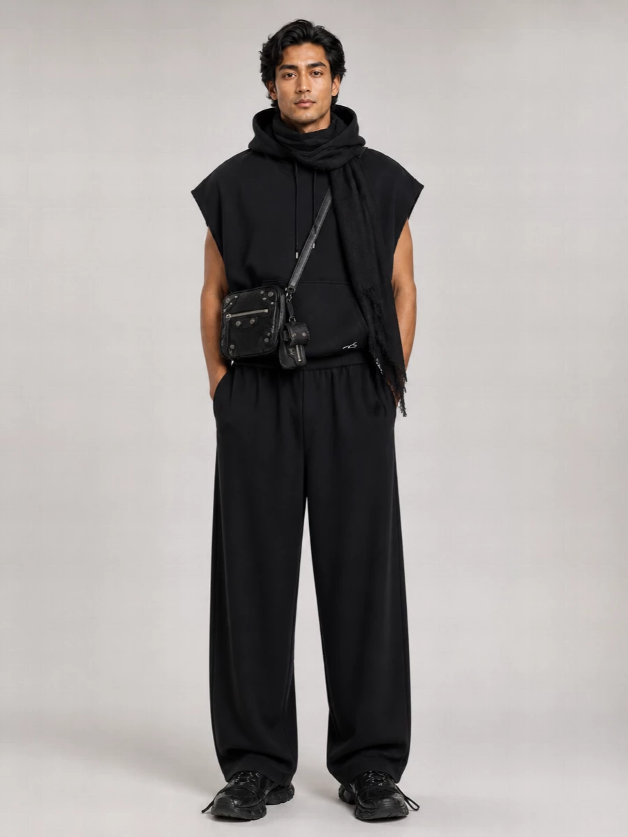 Balenciaga Cotton Sleeveless Regular-Fit Hoodie