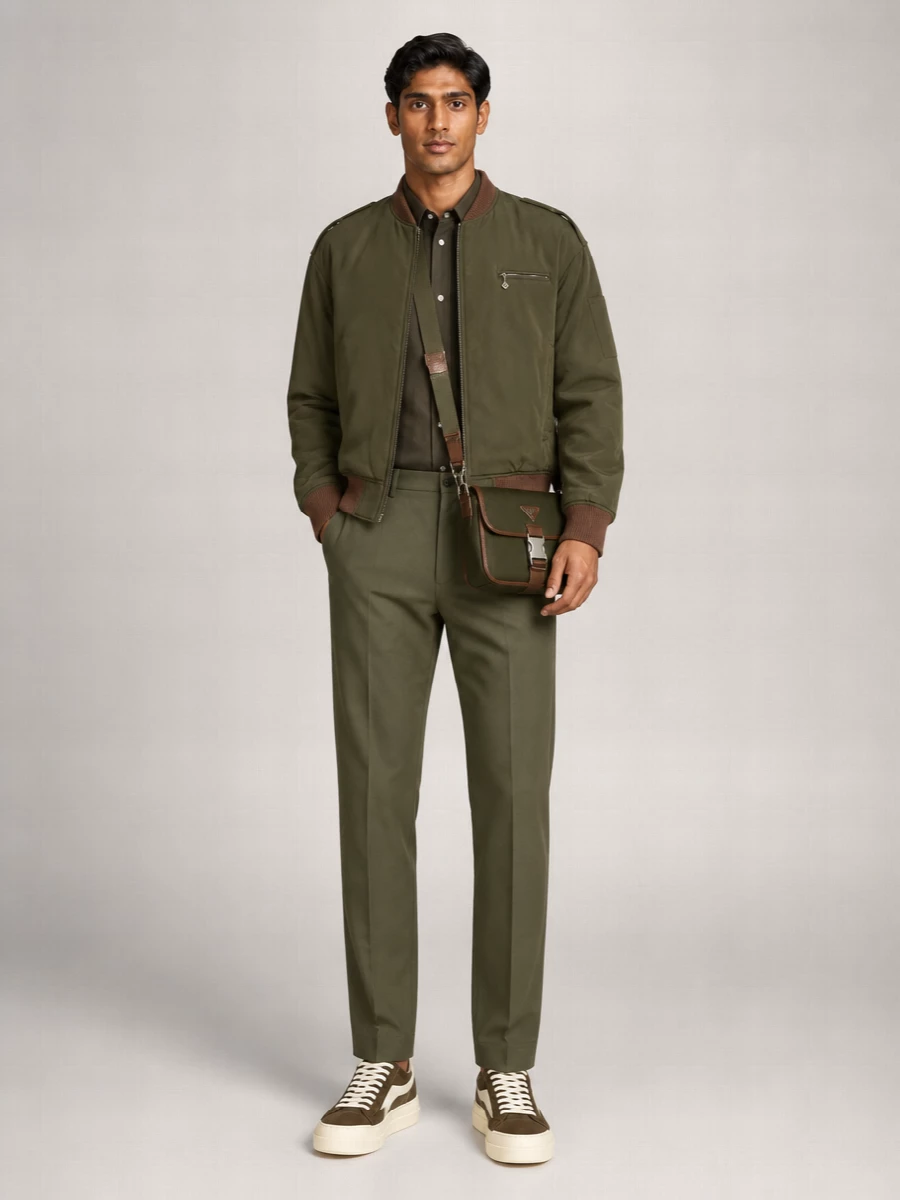 Visvim Wool Down Bomber Jacket