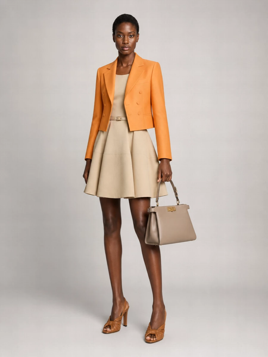 Fendi Wool Double-Breasted Blazer