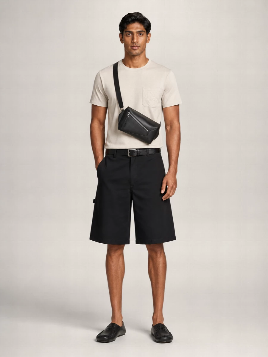 Loewe Cotton Cargo Shorts