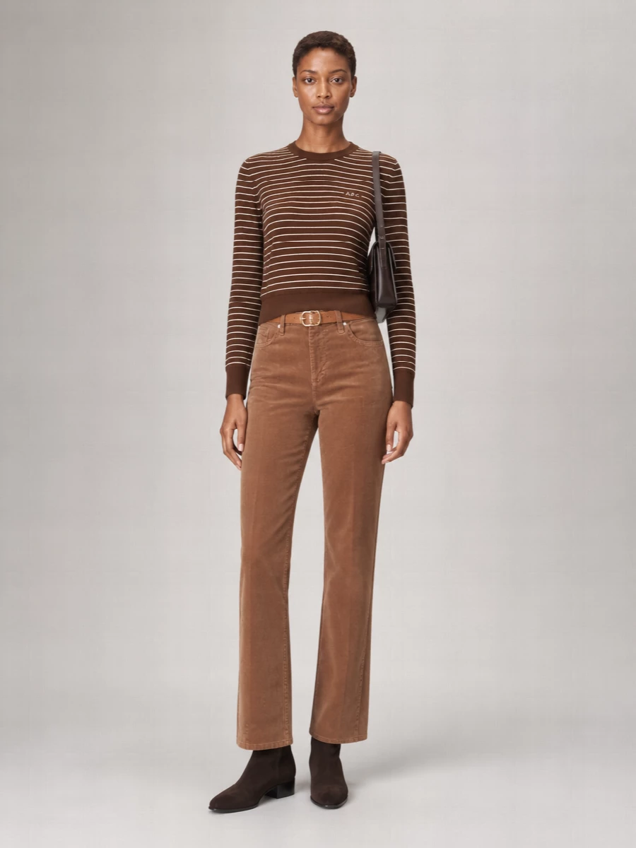 7 For All Mankind Corduroy Straight-Leg Trousers