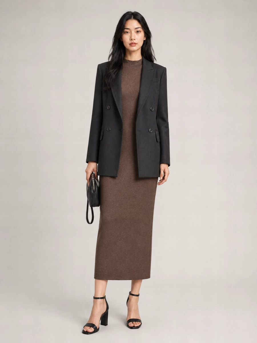 Max Mara Camel Hair Double Breasted Coat