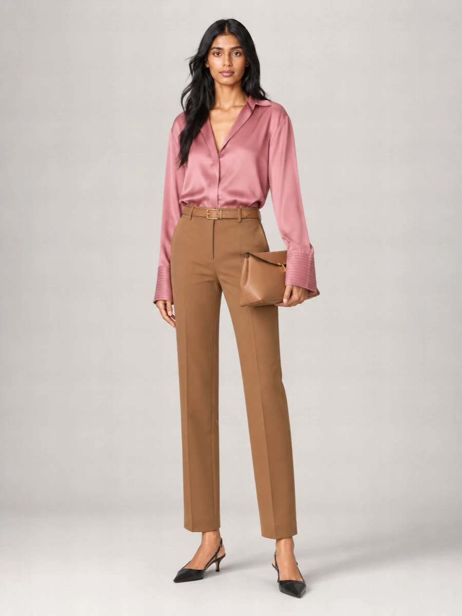 Dries Van Noten Wool Tailored Trousers