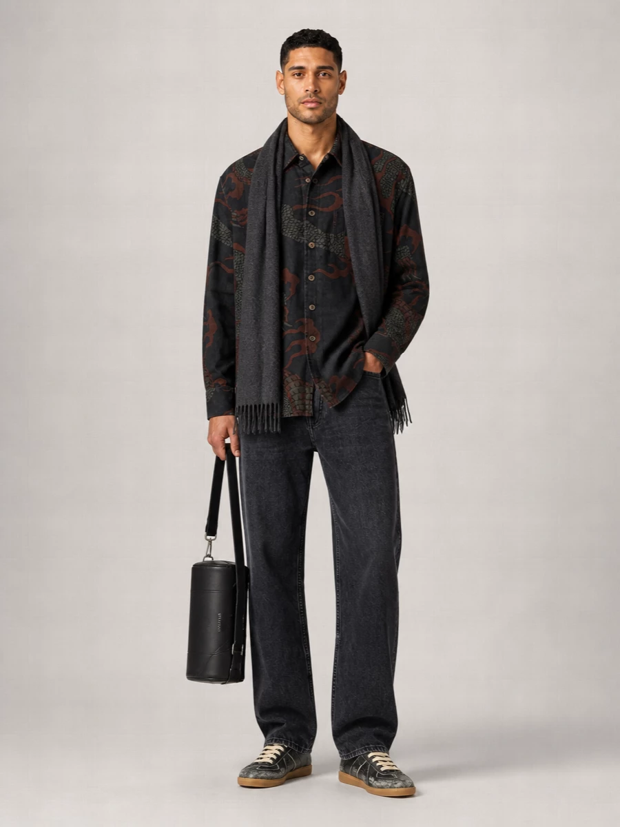 Our Legacy Printed Cotton Shirt