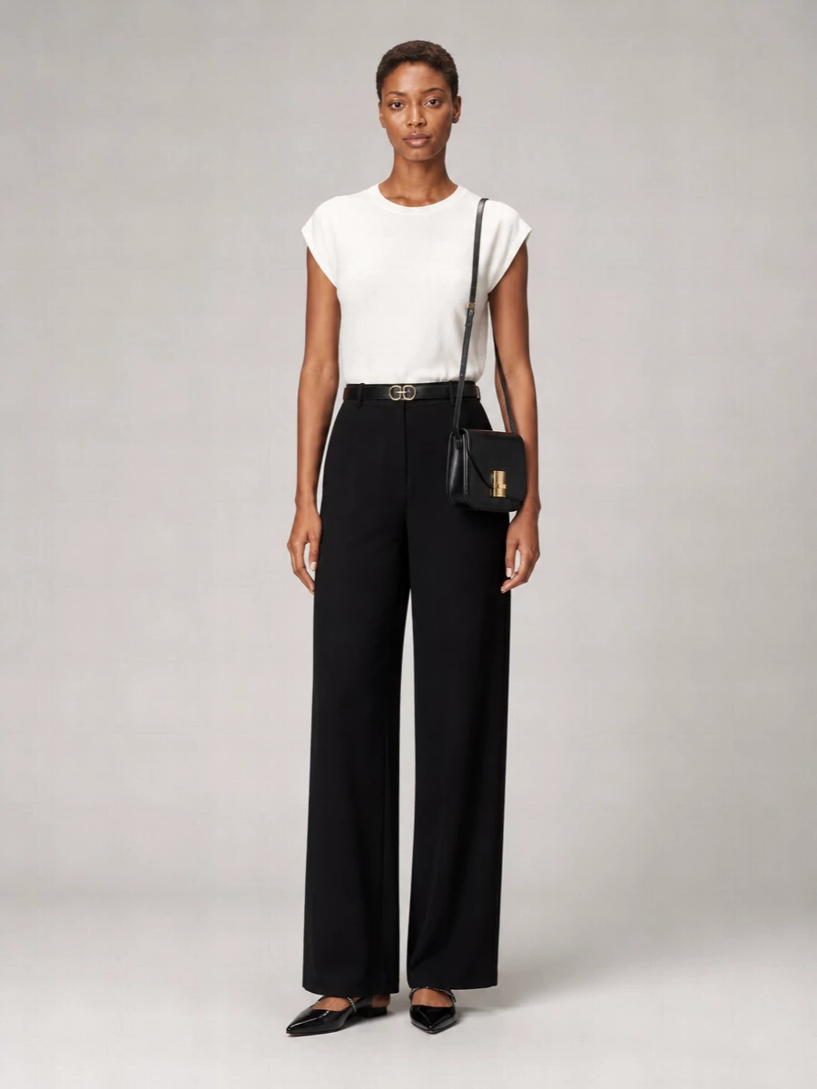 Ferragamo Leather Ballerina Flats