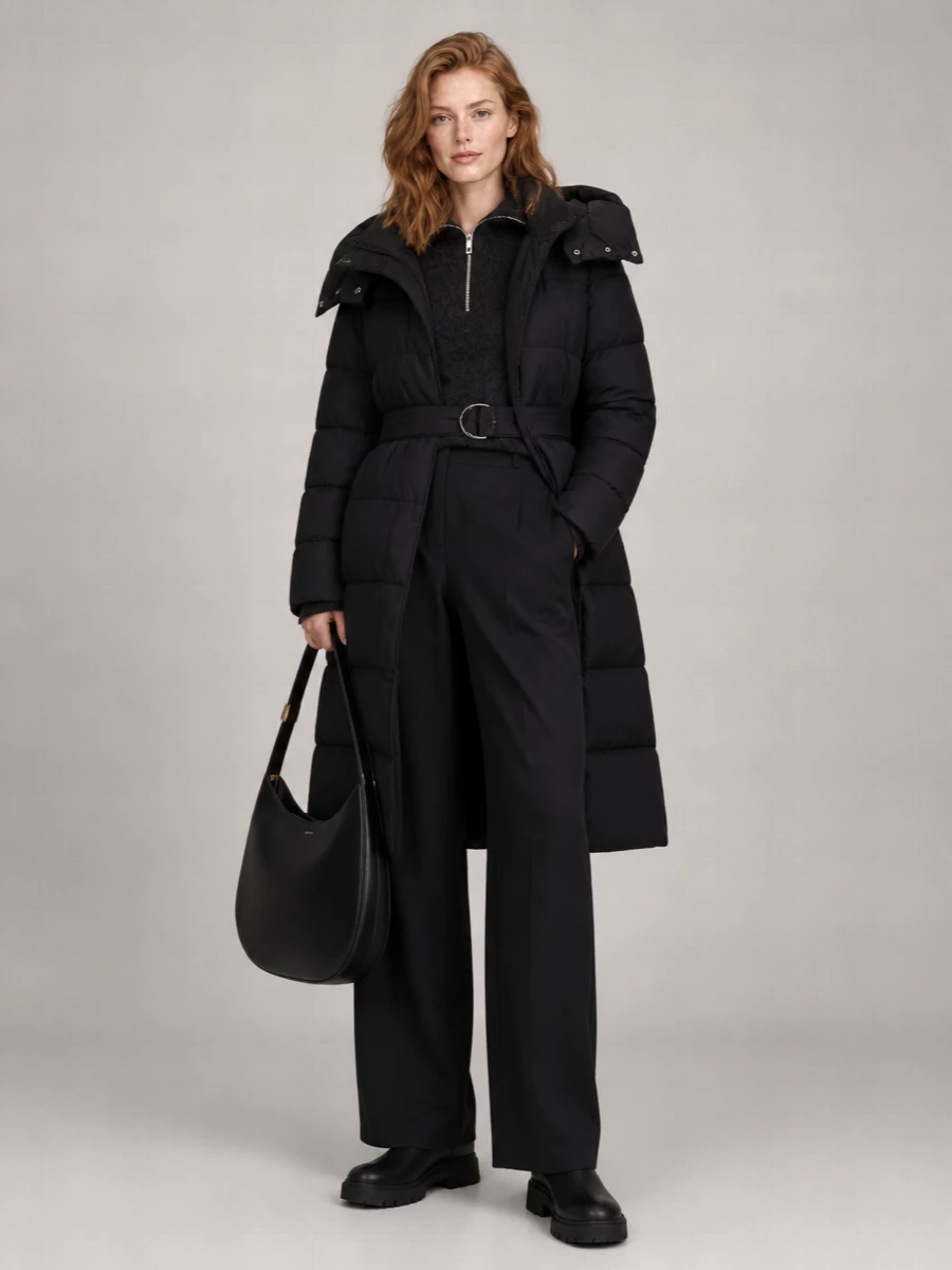 Sportmax Quilted Down Parka Coat