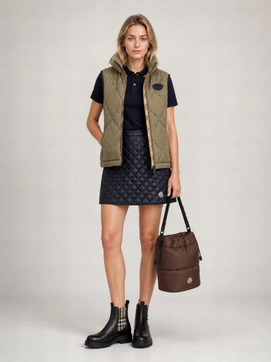 Burberry quilted sleeveless vest