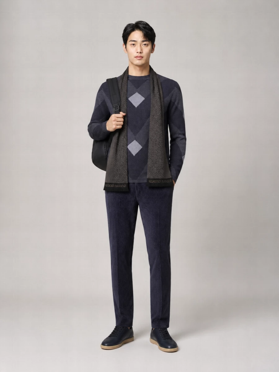 Zegna Leather Lace-Up Shoes