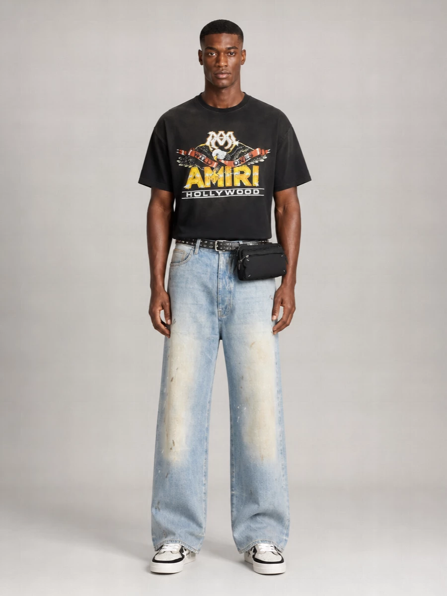 Amiri Wide-Leg Jeans