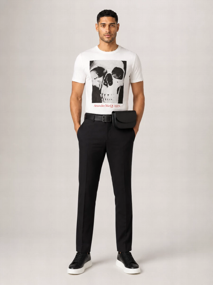 Alexander Mcqueen Regular-Fit Skull-Print T-Shirt