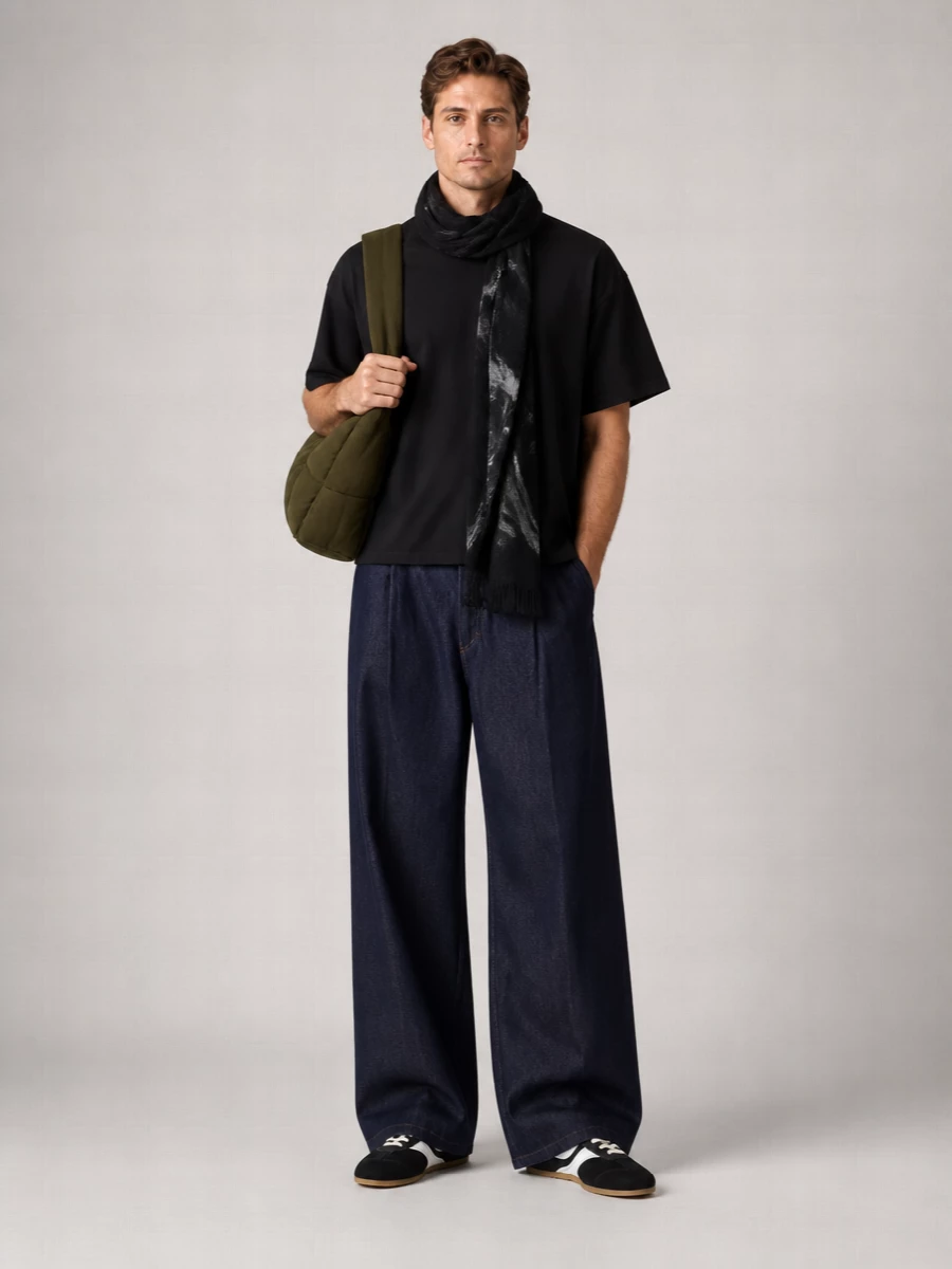 Dries Van Noten Cotton Oversized Ribbed Crew-Neck T-Shirt