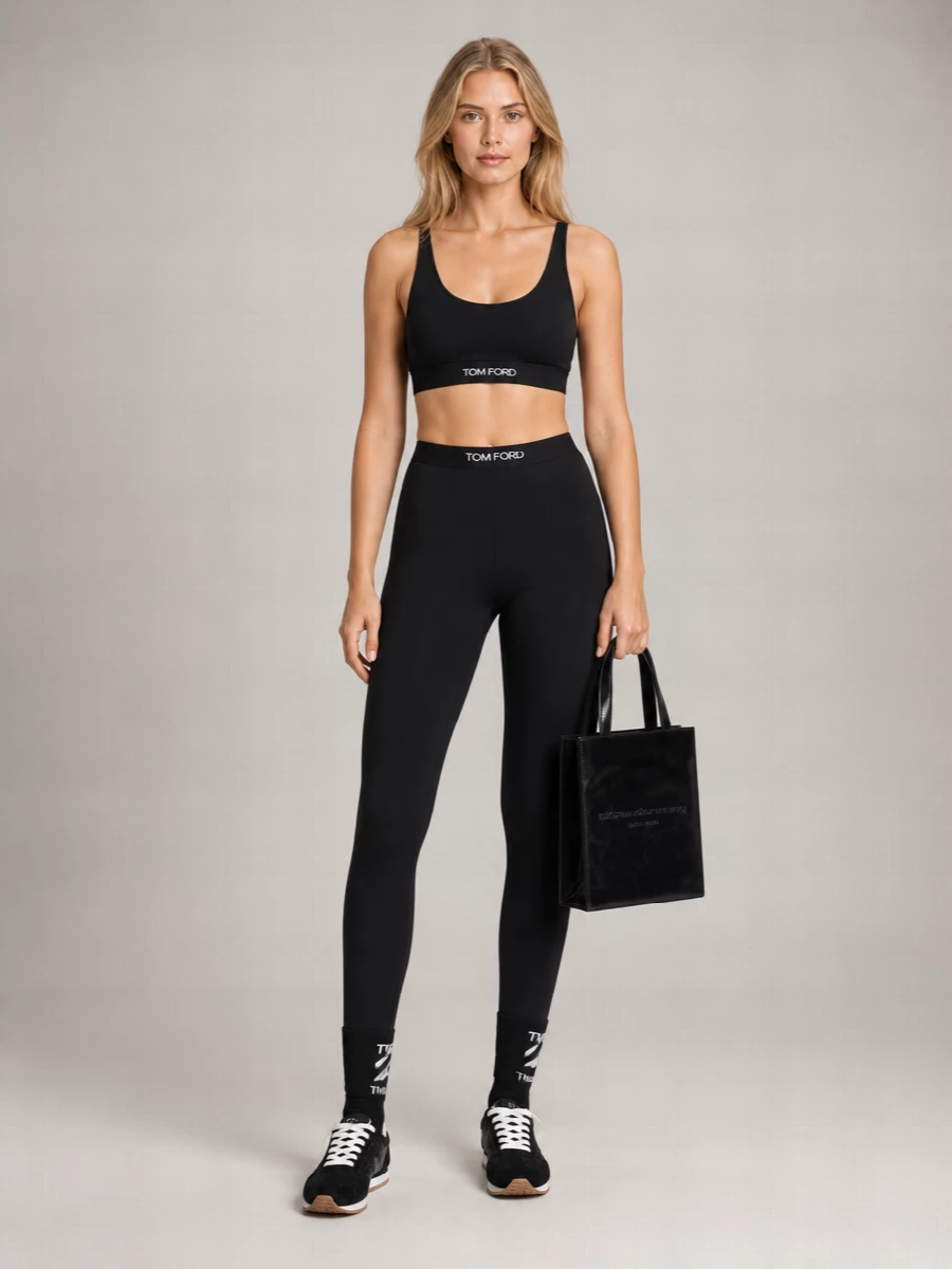 Tom Ford Logo-Print Leggings