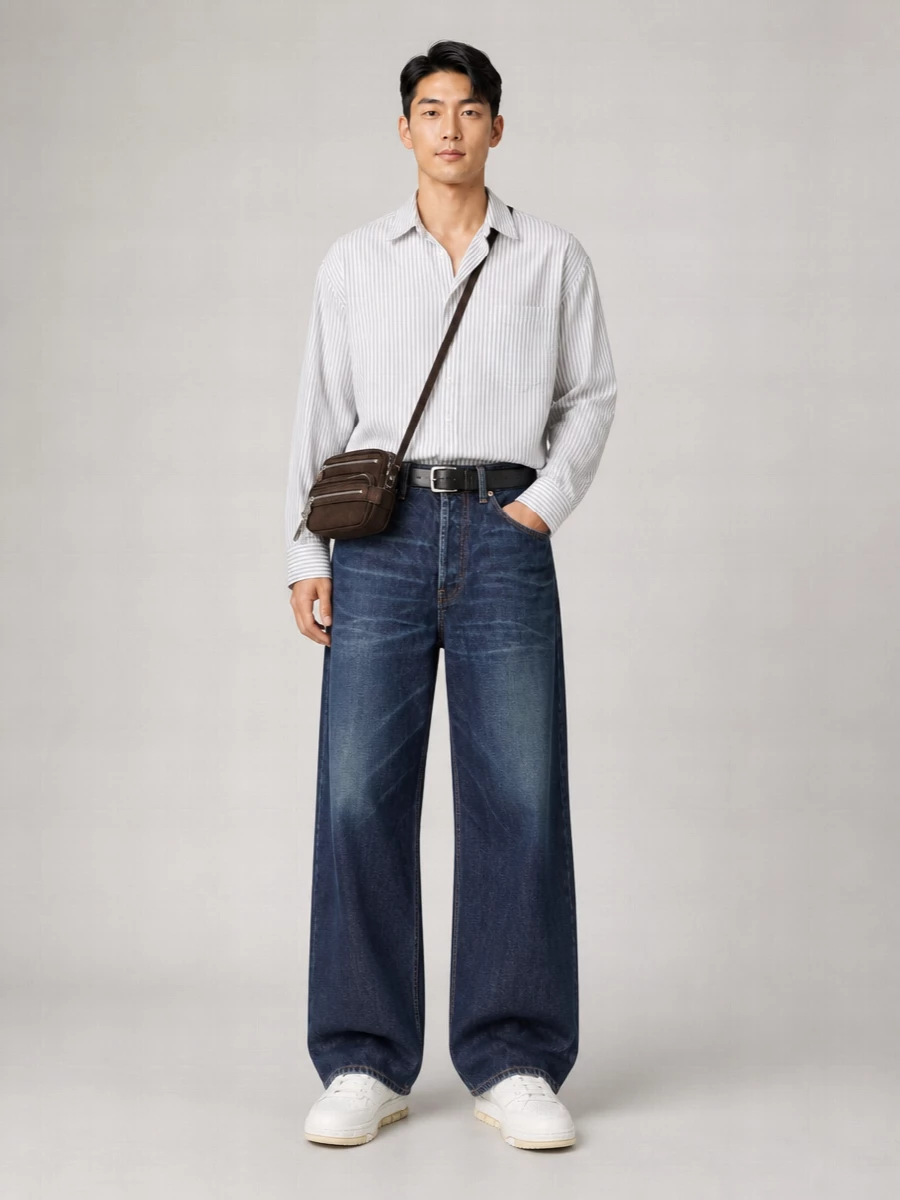 Acne Studios denim wide-leg jeans
