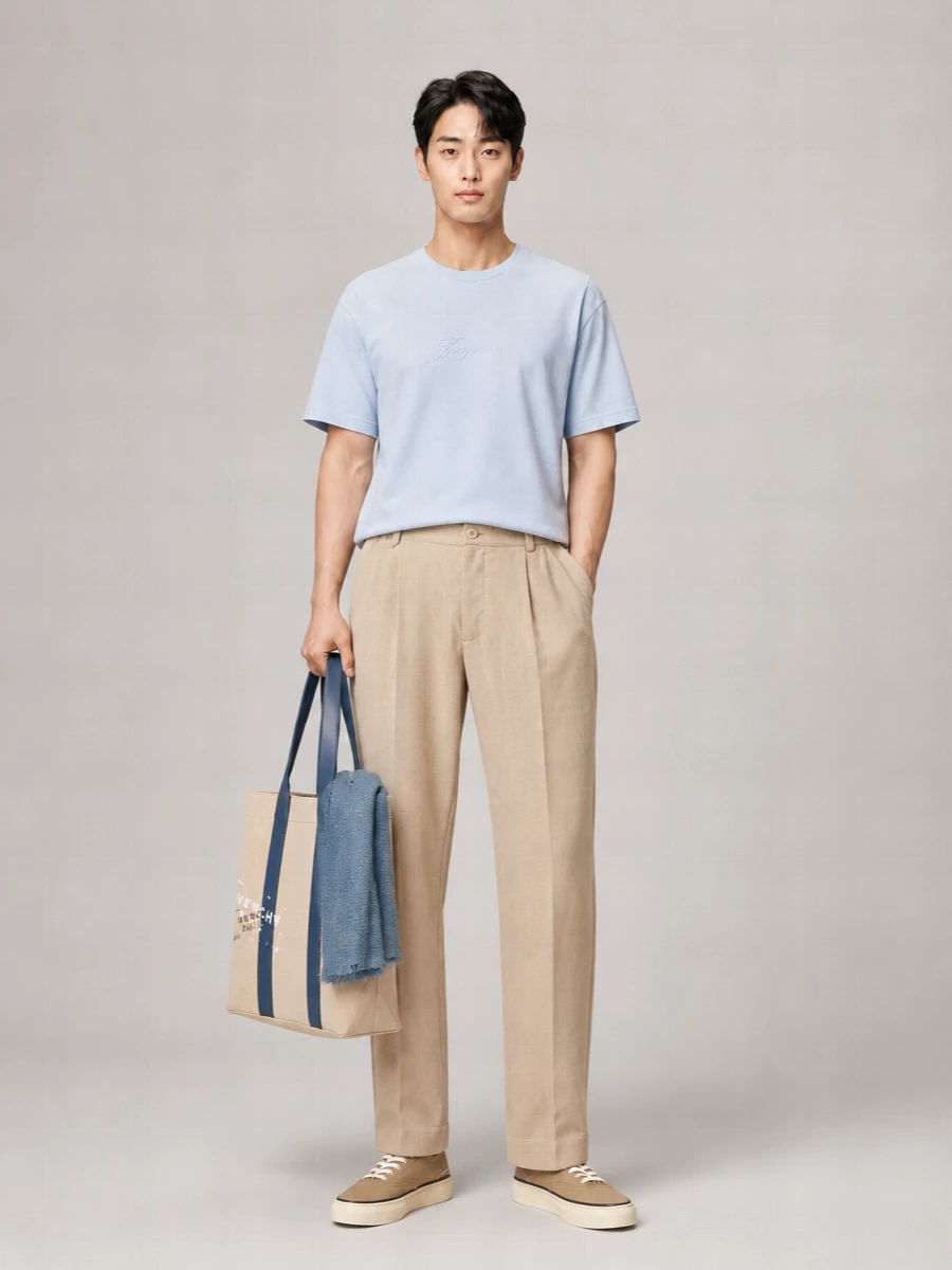 Jacquemus Cotton Logo-Embroidered Crewneck T-Shirt