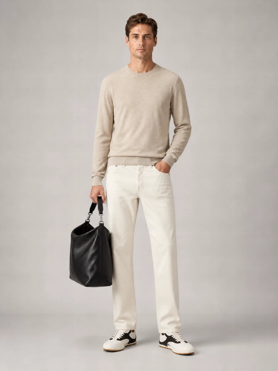 Gucci Leather Shopping Tote Bag