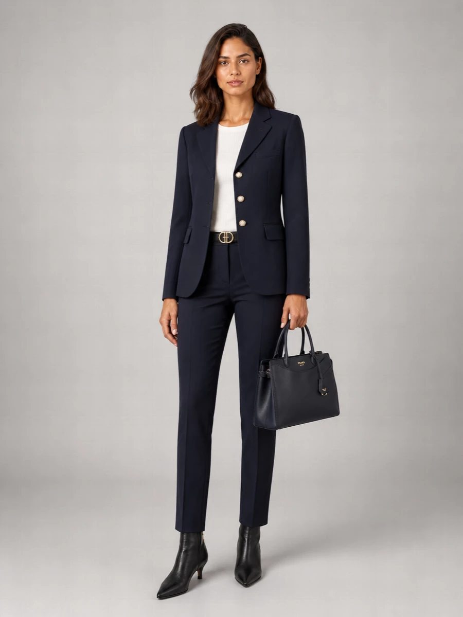 Comme Des Garçons Georgette Blazer Jacket