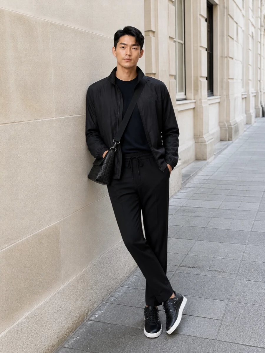 Valentino windbreaker urban outfit track pants