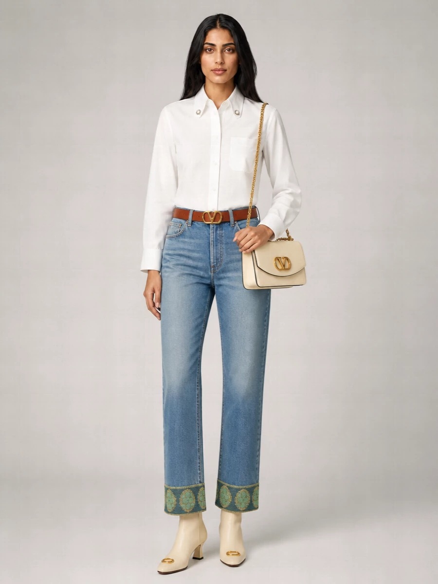 Valentino Garavani Leather Belt
