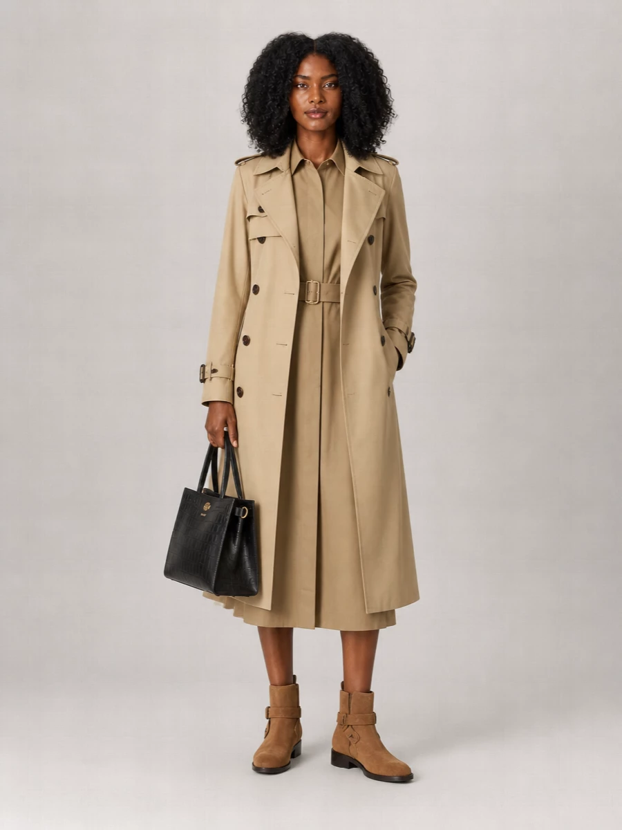 Burberry Cotswolds Small Lamb Leather Tote Bag