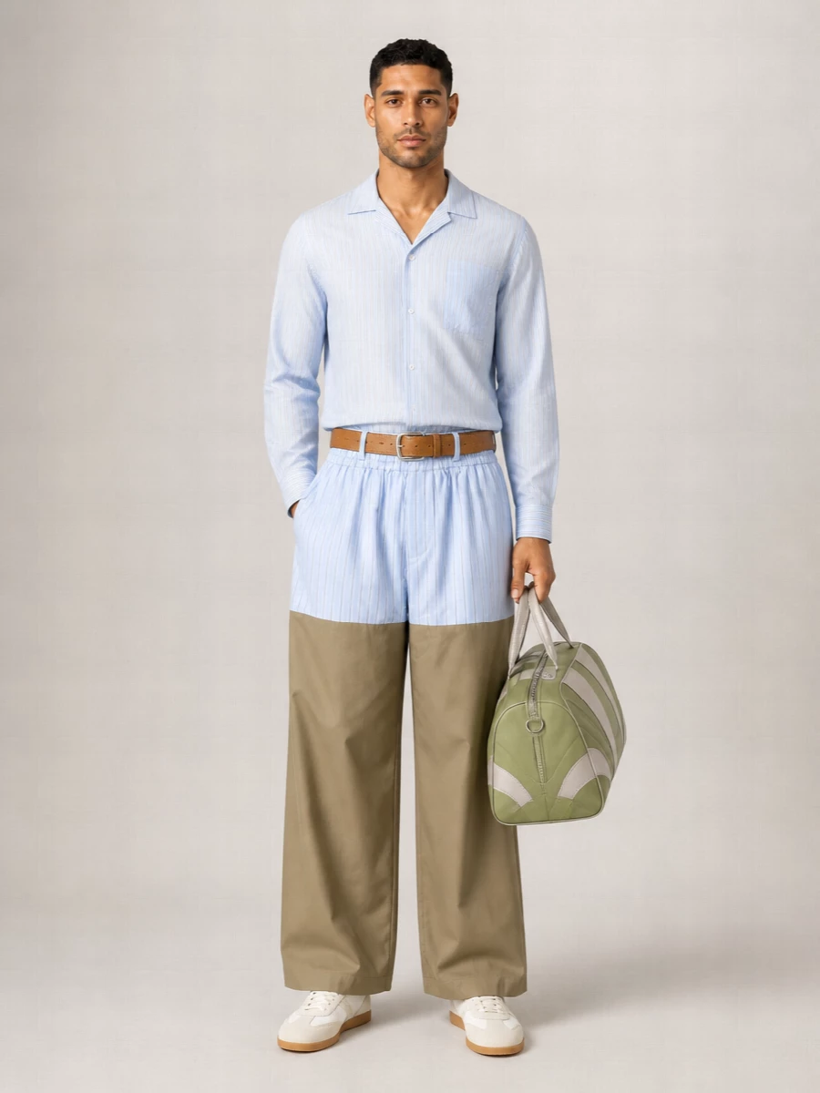 Dries Van Noten Cotton Wide-Leg Trousers