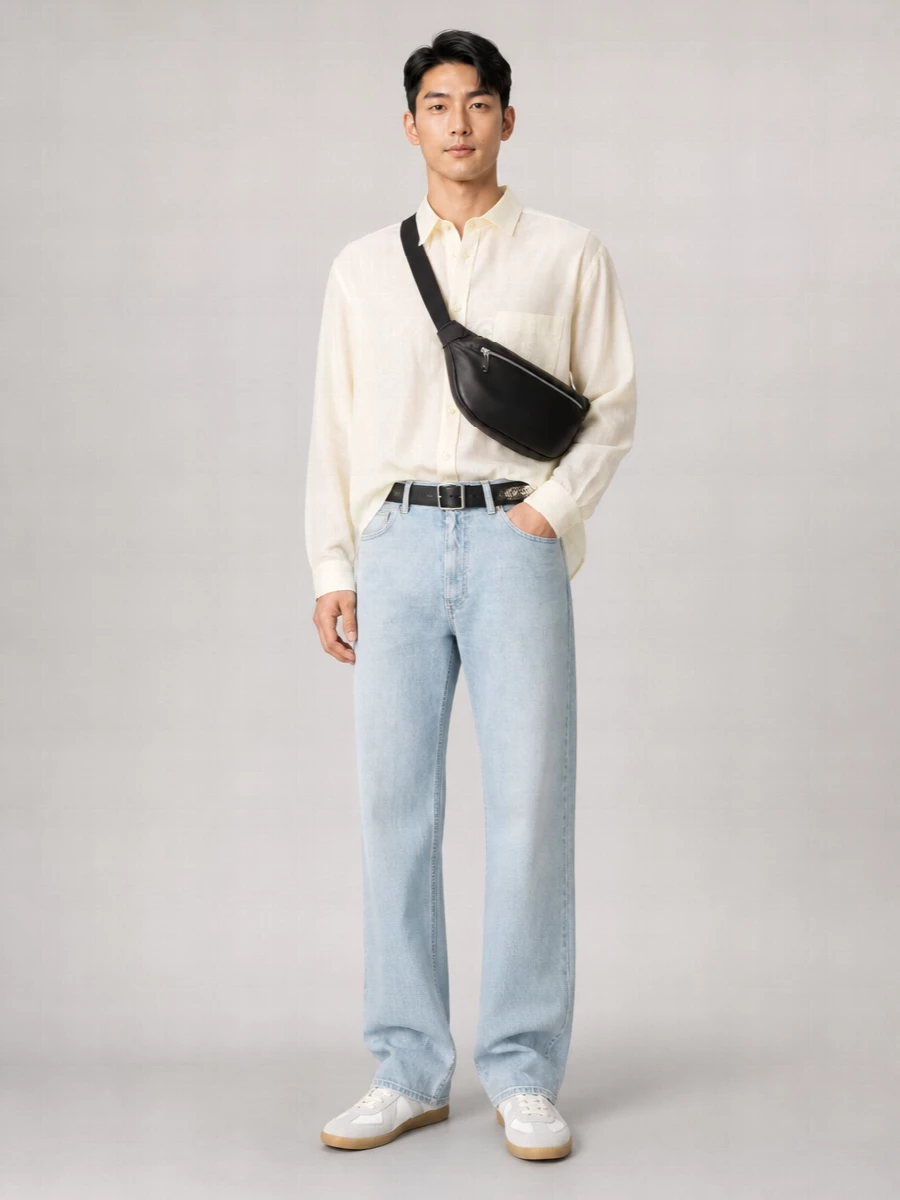 Mm6 Maison Margiela Denim Straight-Leg Jeans