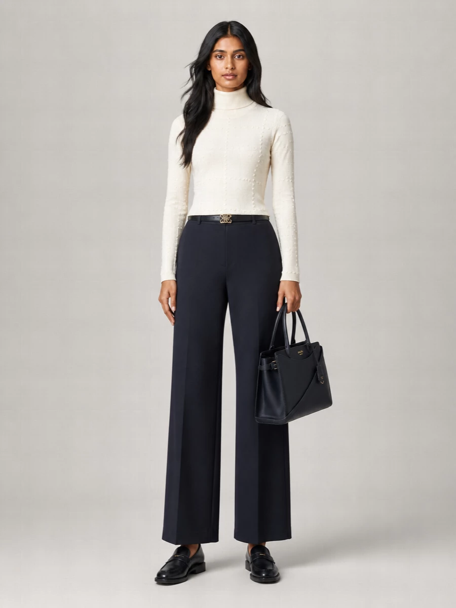 Guest In Residence Cashmere Wide-Leg Trousers