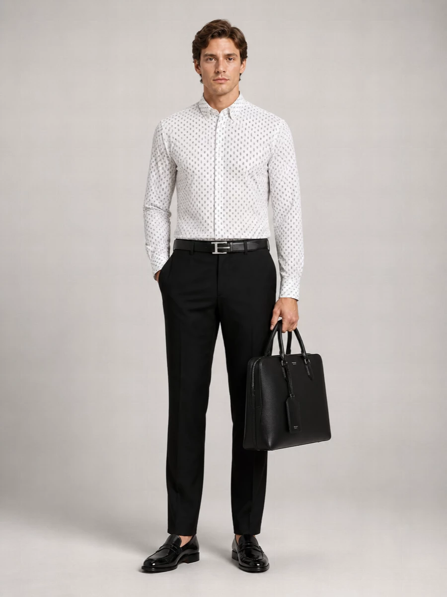 Tom Ford Silk Paisley Print Shirt