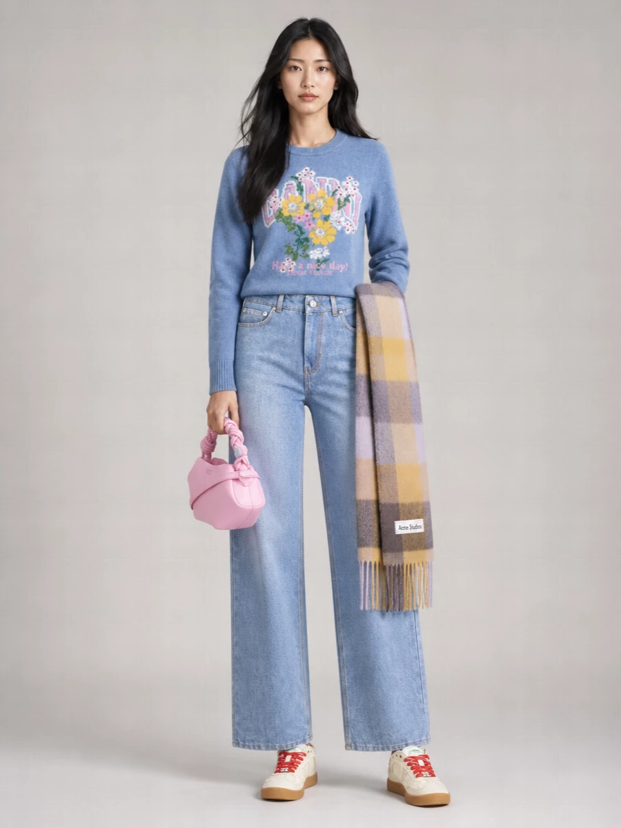 Ganni Wool Sweatshirt